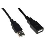 CAVO USB 2.0 MASCHIO/FEMMINA RAME CONNET. FEMMINA ISOLATO, MT 3