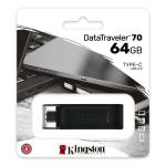 PENDRIVE KINGSTON 64 GB DATATRAVEL 70 TIPO - C 