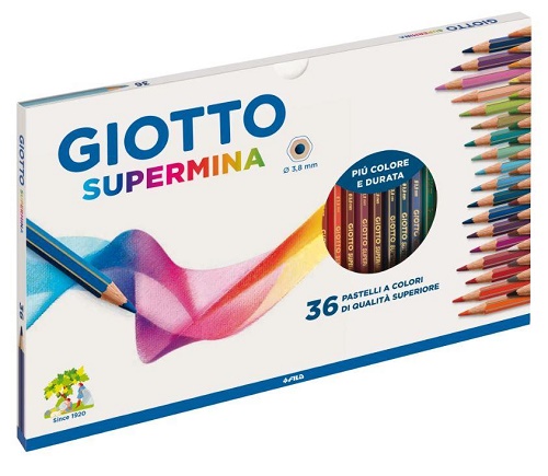 GIOTTO SUPERMINA ASTUCCIO DA 36 PEZZI, MINA Ø MM 3,8