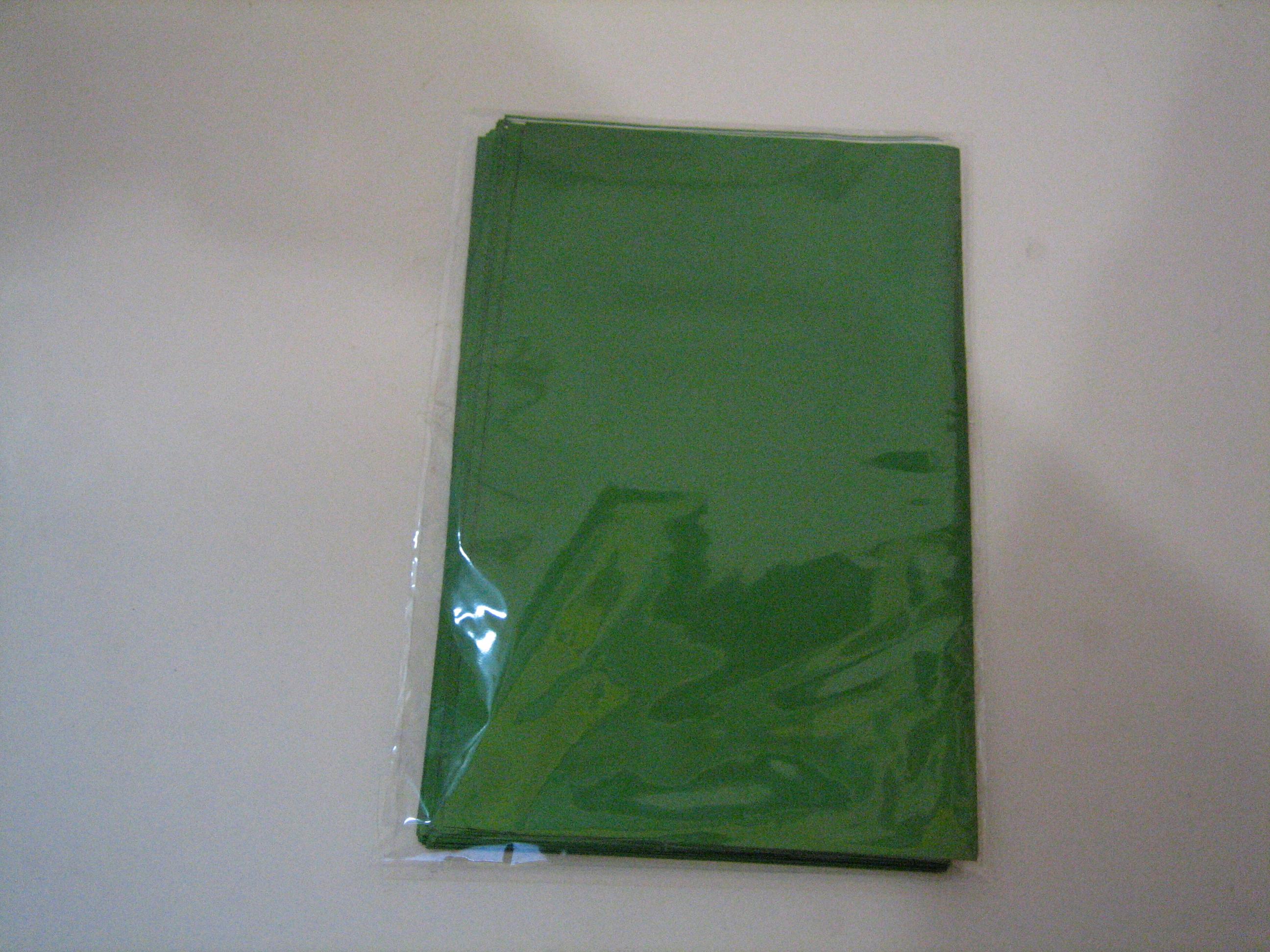 BUSTE POLIPROPILENE cm. 20x35 VERDE (50 pz) FONDO PIENO