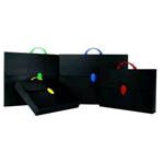VALIGIA POLIONDA STESA CM. 27X37,5X5 "EVERY LINE TOTAL BLACK"