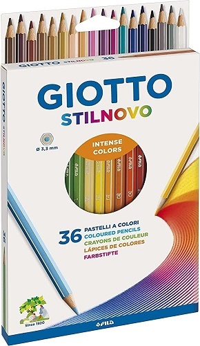 GIOTTO STILNOVO CONFEZIONE DA 36 PASTELLI