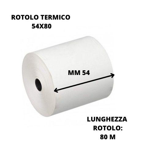 ROTOLO CARTA TERMICA 54X80