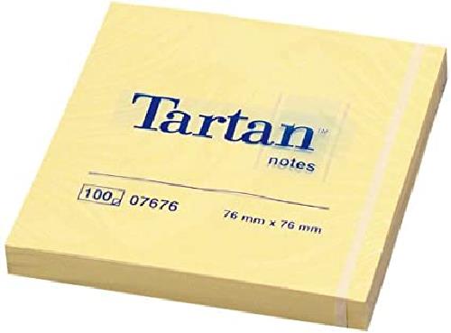 POST-IT TARTAN GIALLO LIGHT 10276 MM. 102X76 100 FG/BLOCCHETTO