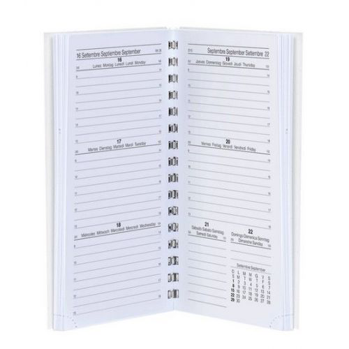 Ricambio Agenda Settimanale 2026 "Mood" – 9x16 cm, Blocco Sostitutivo, Planner Settimanale