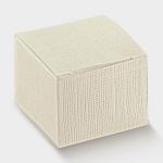 SCOTTON CONTENITORE CONFETTATA/BOMBONIERA "SETA BIANCO - PIEGHEVOLE" mm. 80x80x80