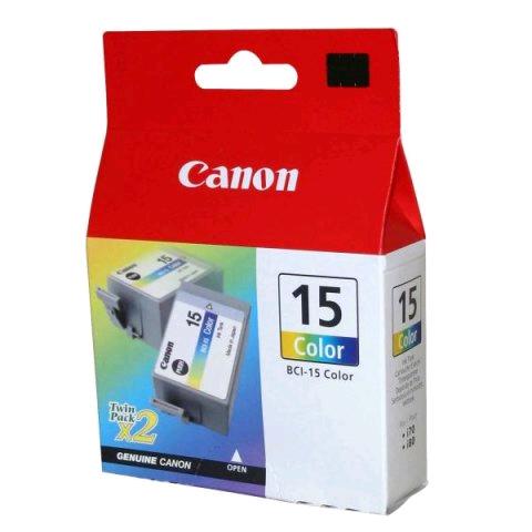 CARTUCCIA CANON  BCI-15 COLORE (2PZ) ORIGINALE