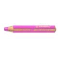 STABILO woody 3 in 1: matitone colorato, acquarello e pastello a cera rosa
