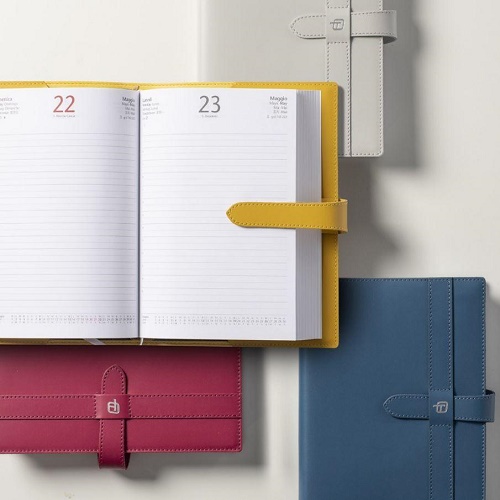 AGENDA GIORNALIERA 2025 BLOCCO INTERCAMBIABILE, cm. 15X21 "ELEGANCE" BIANCO
