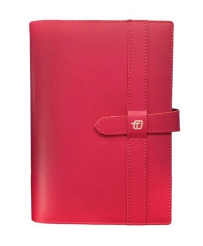 AGENDA GIORNALIERA 2024 BLOCCO INTERCAMBIABILE, cm. 15X21 "ELEGANCE" FUCSIA