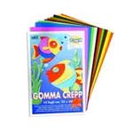 GOMMA CREPP CM 50X66 - CONF. 10 FG.  - COLORI ASSORTITI