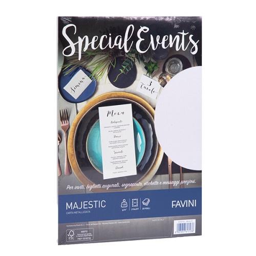 SPECIAL EVENTS 10 FOGLI 250 gr. AZURE 02 A4 cm. 21X29,7