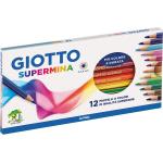 GIOTTO SUPERMINA ASTUCCIO DA 12 PEZZI, MINA Ø MM 3,8