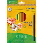 LYRA COLOR SOFT 4.0  ASTUCCIO DA 18 PEZZI, MINA Ø MM 4