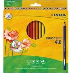 LYRA COLOR SOFT 4.0  ASTUCCIO DA 24 PEZZI, MINA Ø MM 4