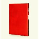 AGENDA SETTIMANALE 2024 BLOCCO INTERCAMBIABILE, cm. 21x29,7 "GUAINA" ROSSA