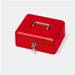 CASSETTA METALLO ROSSO 25X18X9 CM