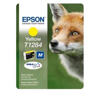 CARTUCCIA EPSON  T1284 GIALLO (3,5 ml) ORIGINALE