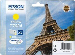 TANICA EPSON INK JET GIALLO XL T7024   (2.000 COPIE) ORIGINALE