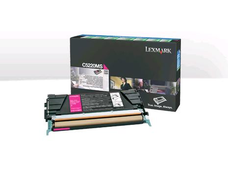 TONER LEXMARK  MAGENTA C522 524 3.000 COPIE ORIGINALE