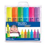 EVIDENZIATORI TRATTO VIDEO COLORI ASSORTITI 6 PZ.
