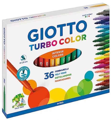 GIOTTO PENNARELLI TURBO COLOR CONFEZIONE 36 PEZZI