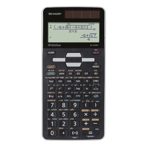 Calcolatrice Sharp Scientifica, 16 Cifre, 556 Funzioni, Write View 4 Linee, Doppia Alimentazione