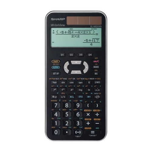 Calcolatrice Sharp Scientifica, 16 Cifre, 473 Funzioni, Write View, 4 Linee, Doppia Alimentazione