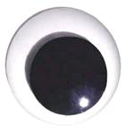 OCCHI MOBILI ADESIVI - BUSTA PEZZI 100 - DIAMETRO MM. 12