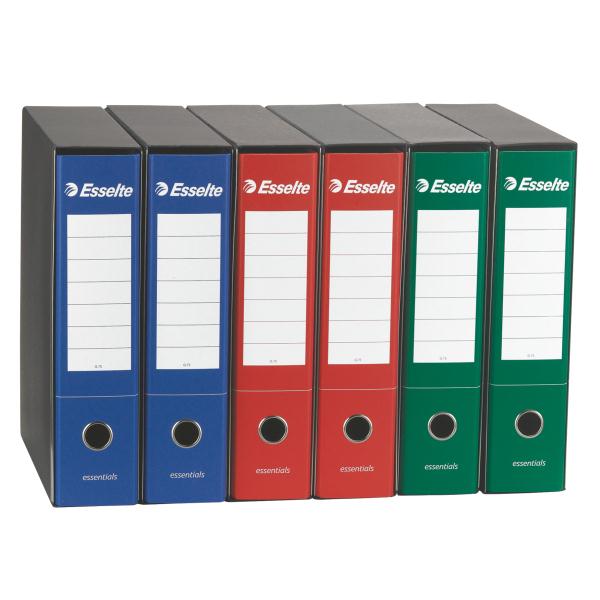 REGISTRATORE ESSENTIAL G7518 DORSO CM. 8 VERDE