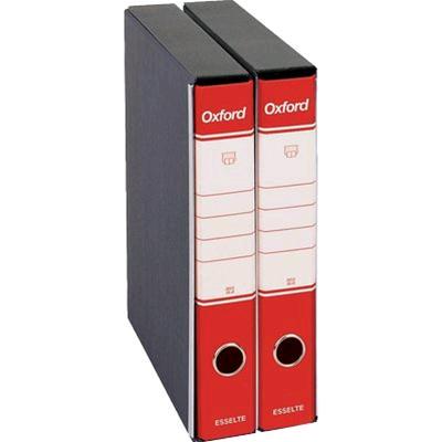 REGISTRATORE OXFORD G8416 DORSO CM. 5 ROSSO