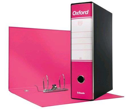 REGISTRATORE OXFORD G8590 DORSO CM. 8 FUCSIA