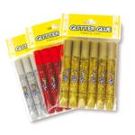 COLLA GLITTER - BLISTER 6 FLACONI ML. 10,5 - ROSSO