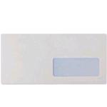 BUSTE PER CORRISPONDENZA 90 GR. CM. 11X23 BIANCHE CON STRIP CON FINESTRA (500 PZ)
