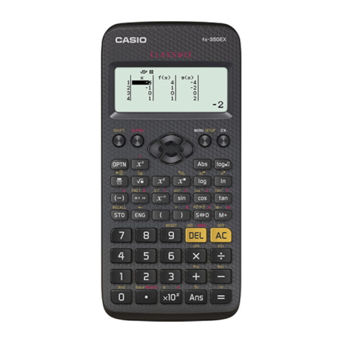 Calcolatrice Casio Scientifica FX-350EX, Alimentazione a Batteria, Ammessa agli Esami