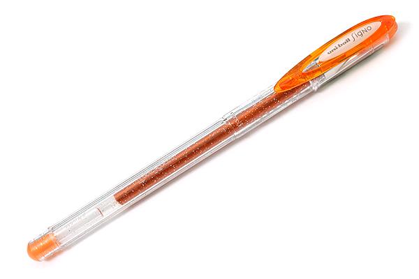 PENNA GEL SIGNO GLITTER 08 ARANCIO