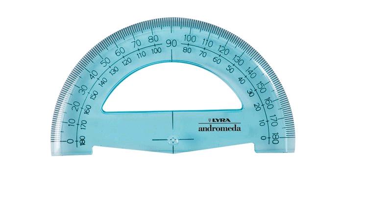 GONIOMETRO 180° - 12 cm ANDROMEDA 