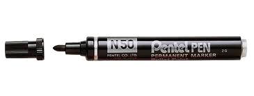 PENNARELLO PUNTA TONDA PENTEL N50 NERO