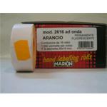 ROTOLO PREZZATRICE 26X16 ARANCIO PERMANENETE AD ONDA