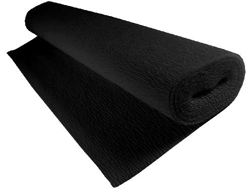 CARTA CRESPA CM. 50X250 MT. 40 GR.  NERO