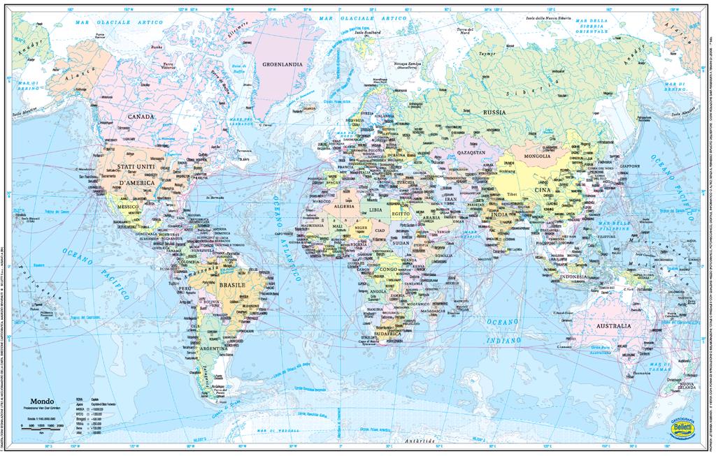 PANNELLI CARTOGRAFICI,Mondo (42X29)