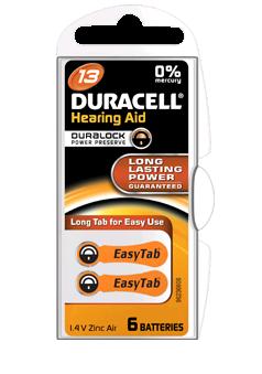 DURACELL BATTERIE ACUSTICHE PR13 1,4V PR48