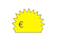SEGNAPREZZI IN PVC CANCELLABILE, MINI FLASH CM. 9X6 (10 PZ)