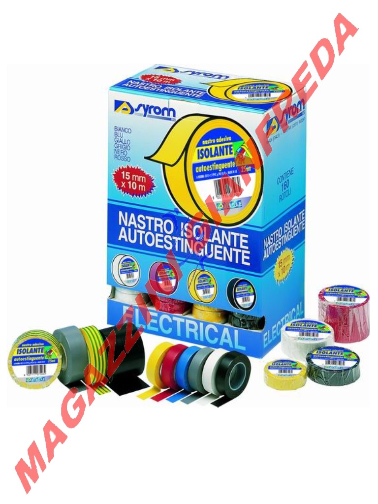NASTRO ADESIVO 15X10mt ISOLANTE    BLU