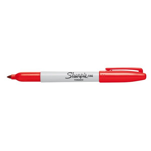 SHARPIE PENNARELLO PUNTA FINE, TRATTO MM 1.0 ROSSO