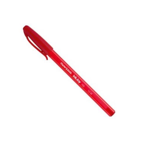 PENNA A SFERA INKJOY 100 A TAPPO PUNTA MEDIA 1,0 MM - ROSSO