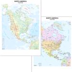 CARTE MURALI SCOLAS.BIFAC,North America - Scolastica