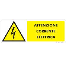 TARGA CEE ATTENZIONE CORRENTE N. 270