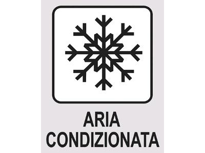 TARGA ADESIVA ARIA CONDIZIONATA N. 851