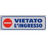 INDICATORI ADESIVI "VIETATO L'INGRESSO"